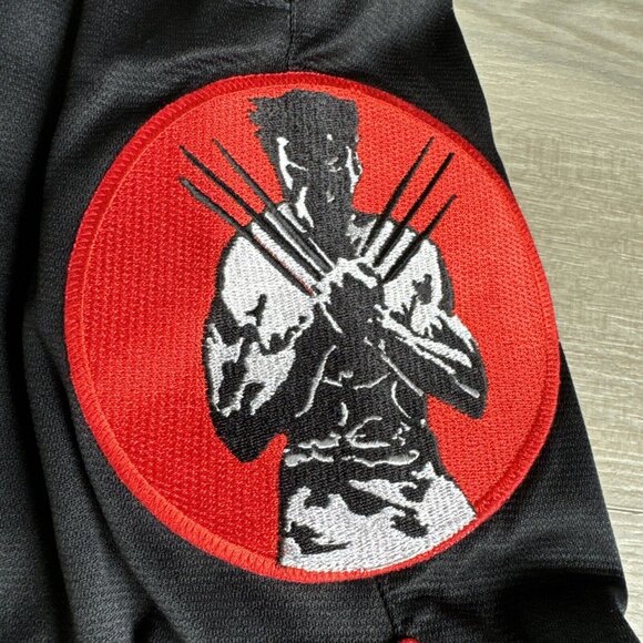 RETRO Mperial Sportswear Wolverine Black & Red YOUTH Basketball Shorts L - Picture 2 of 10